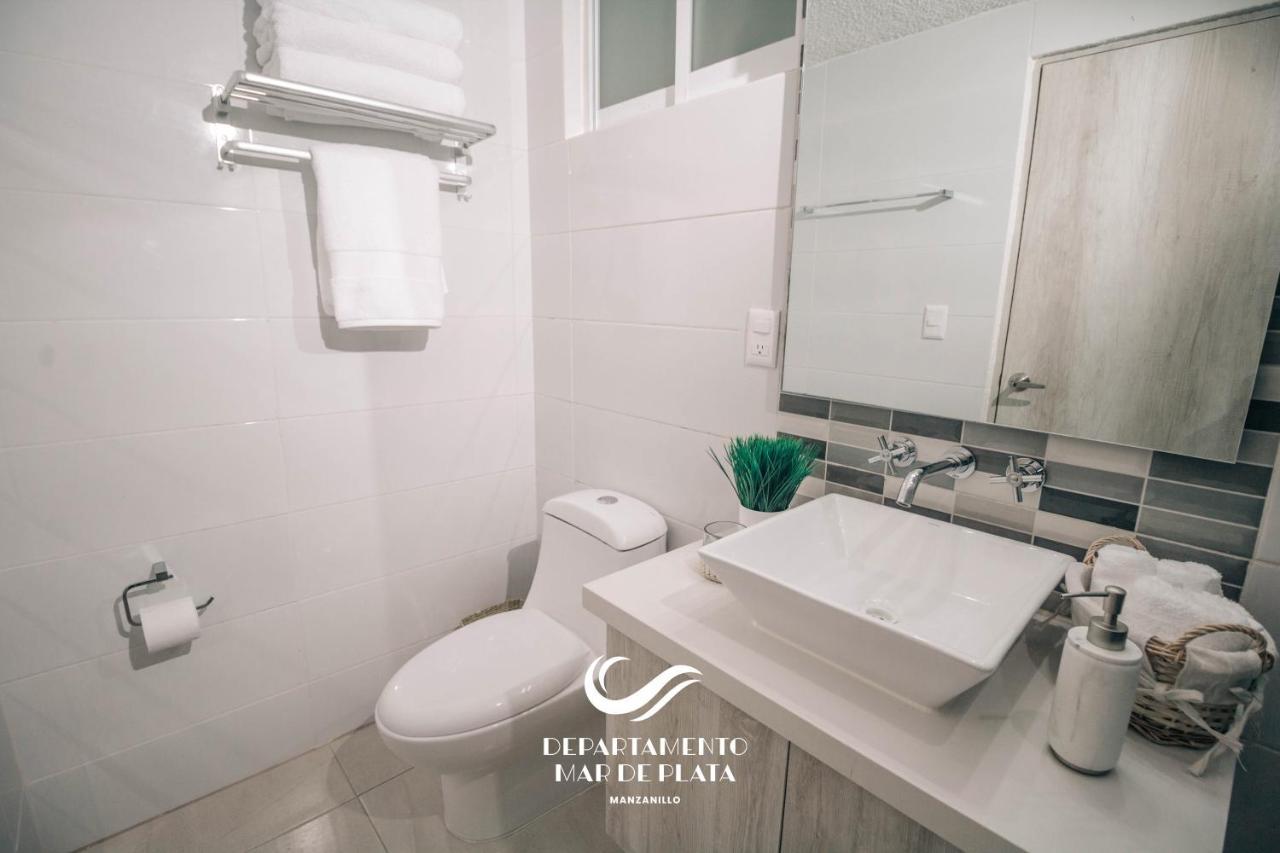 Hermoso Departamento Nuevo A 50 Metros De Playa!! Manzanillo Eksteriør billede