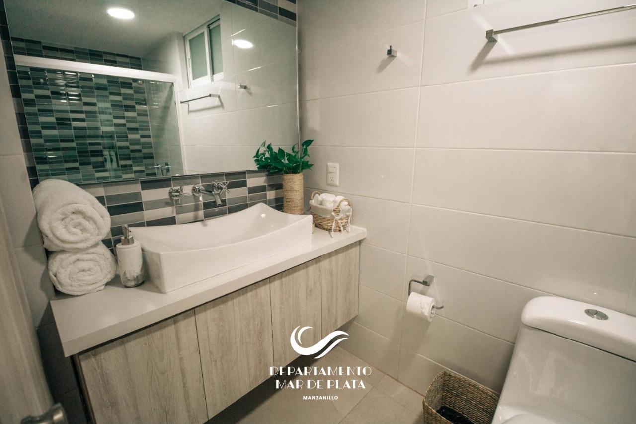 Hermoso Departamento Nuevo A 50 Metros De Playa!! Manzanillo Eksteriør billede
