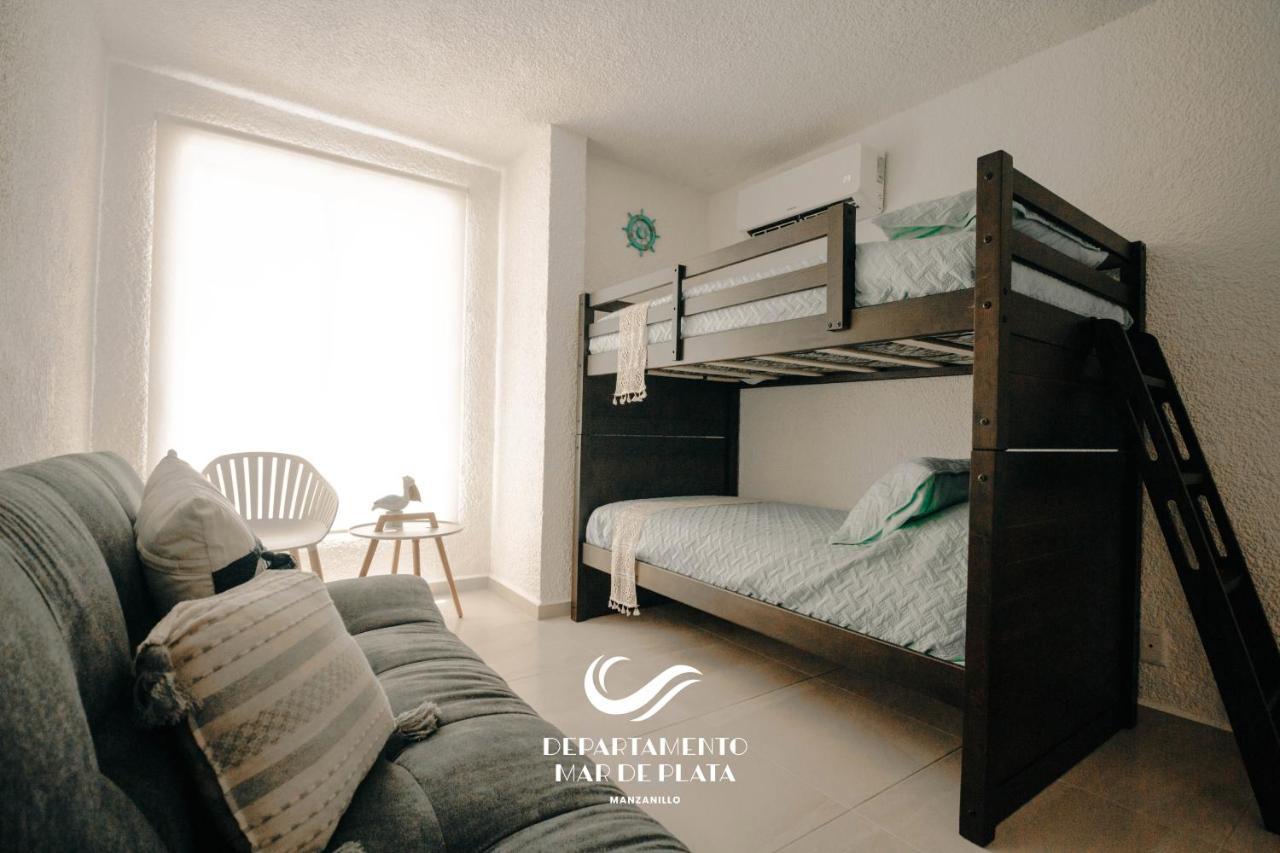 Hermoso Departamento Nuevo A 50 Metros De Playa!! Manzanillo Eksteriør billede