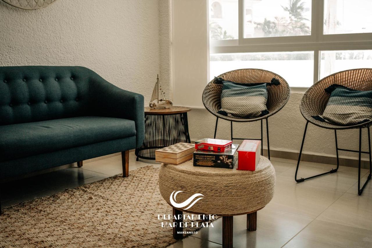 Hermoso Departamento Nuevo A 50 Metros De Playa!! Manzanillo Eksteriør billede