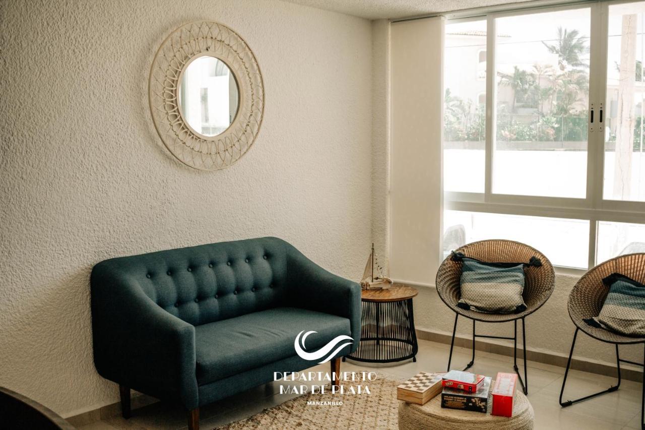 Hermoso Departamento Nuevo A 50 Metros De Playa!! Manzanillo Eksteriør billede