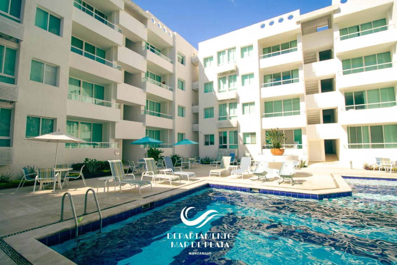 Hermoso Departamento Nuevo A 50 Metros De Playa!! Manzanillo Eksteriør billede