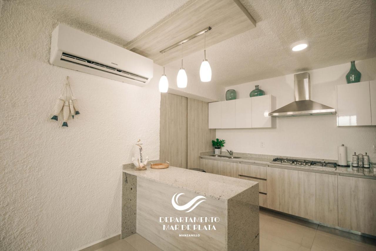 Hermoso Departamento Nuevo A 50 Metros De Playa!! Manzanillo Eksteriør billede