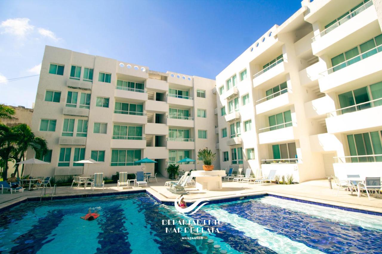 Hermoso Departamento Nuevo A 50 Metros De Playa!! Manzanillo Eksteriør billede