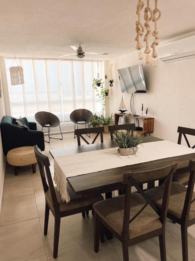 Hermoso Departamento Nuevo A 50 Metros De Playa!! Manzanillo Eksteriør billede